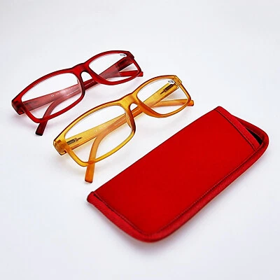 INCA-VISION +3,0 Dioptrin Premium Unisex Lesebrille Nahsehbrille Computerlesebrille +Etui