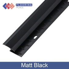 0.9m Black Z Bar Transition Nap Door Plate Threshold