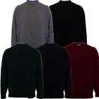 Proquip Mens Lambswool Crew Neck Golf Sweater Water Repellent Jumper Pullover