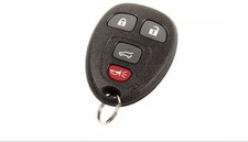 4-Button Car Key Fob Remote Black Lock Unlock Trunk Panic Transmitter