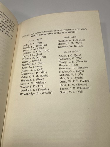 WW2/ White Coolies by Betty Jeffrey - Army Nursing Sisters - POW Japanese camps - Picture 10 of 11