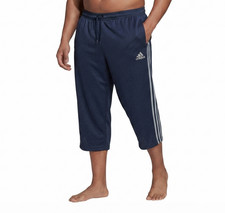 Adidas Boys Youth Plus-Size 3/4 Cropped Length Track Pant See Measurements 