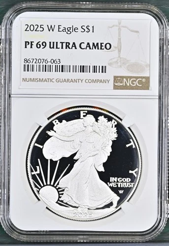 2025 Proof American Silver Eagle NGC PF69 - A339