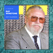 Ray Winstone 2027 Wall Calendar 12 Month Celebrity Photo Fan Collectible