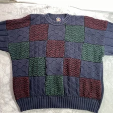 Gant Salty Dog Vintage Cotton Cable Knit Sweater XXXL Crew Neck