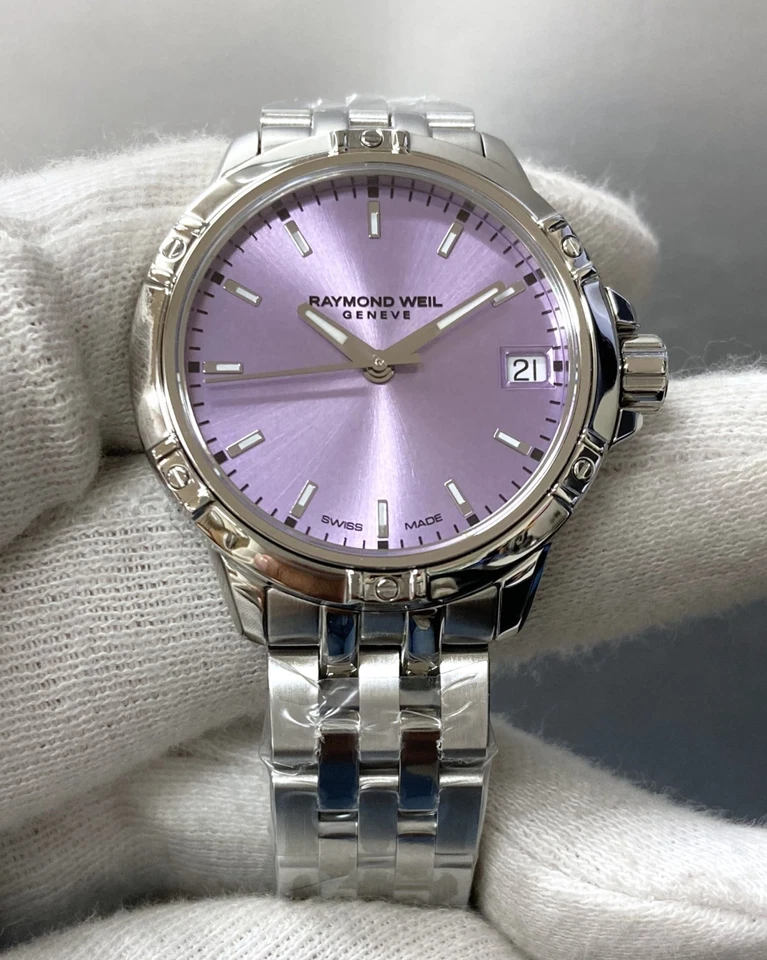 Reloj para mujer Raymond Weil Tango cuarzo 30 mm esfera lavanda 5960-ST-46001