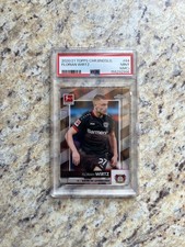 Florian Wirtz PSA 9 Miscut/Misprint 1/1 Rookie Card! Leverkusen Liverpool. rookie card picture