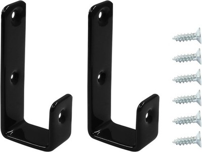 2Pcs Bunk Bed Ladder Hook, Inside 26mm/ 1'' Bunk Bed Replacement Hardware,PVC Coa