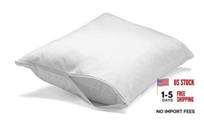 Feather/Down-Proof00% Cotton, Pillow Protector - Reduce Pokes with Standard 1