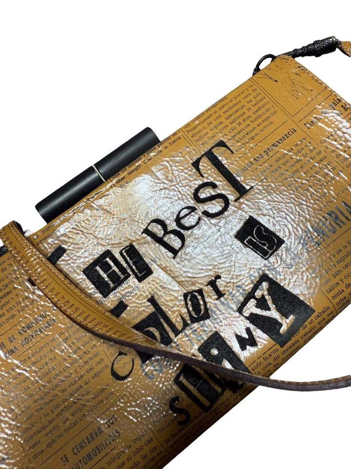 Bolso Gaceta Española Marrón John Galliano SS2001 De Colección Foto 4 de 4