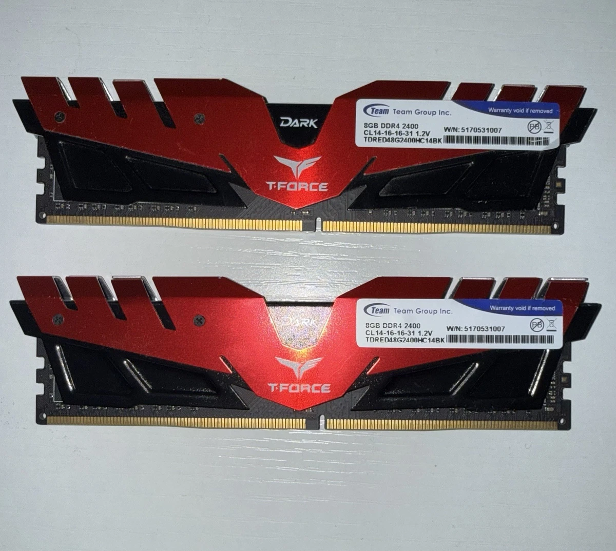 Team Group PC4-19200 (DDR4-2400) Bus Speed Computer RAM 16 GB