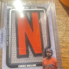 2025 Topps Baseball Cedric Mullins Orioles Own the Name Relic 1/1