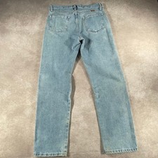 Vintage Rustler Casual Straight Leg Light Wash Denim Jeans