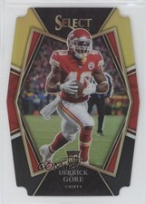 2021 Panini Select Premier Level Black & Gold Prizm Die-Cut Derrick Gore 0w8f