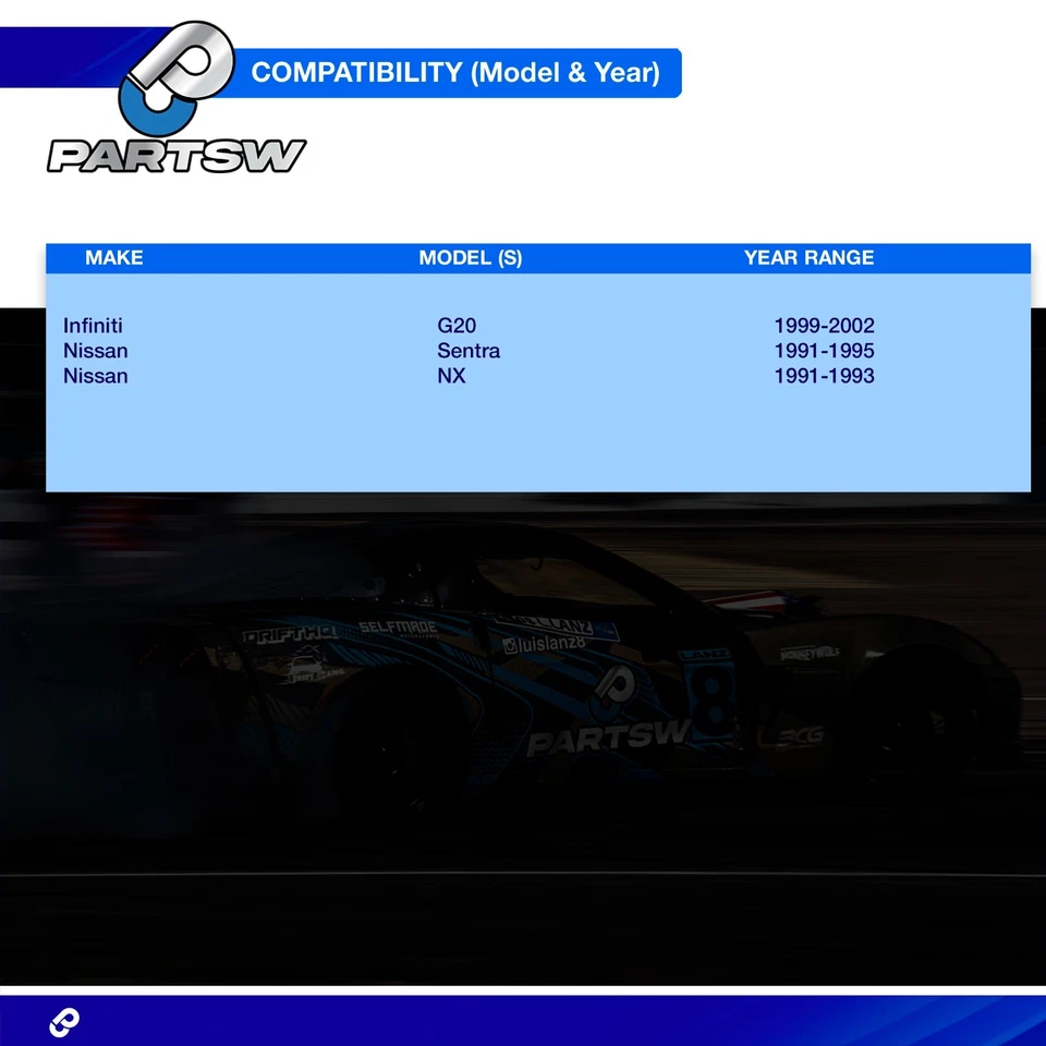 PartsW Infiniti G20 Nissan NX Sentra 2 шт комплект звеньев переднего стабилизатора подвески - Изображение 2 из 4