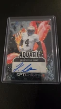 2025 Leaf Optichrome Jeremiyah Love Aquatic Lobster RC Auto 1/1 Notre Dame