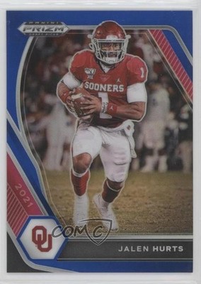 2021 Panini Prizm Draft Picks Blue Prizm 70/199 Jalen Hurts #32 0eo6