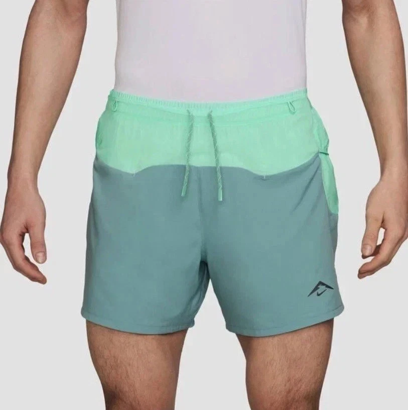Nike Trail Dri-Fit ADV Second Sunrise 5" Running Shorts Mint HJ3572-017 Large