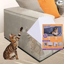 15pack Cat Scratch Furniture Protector,Couch Protector from Cat Claws,Single Sid