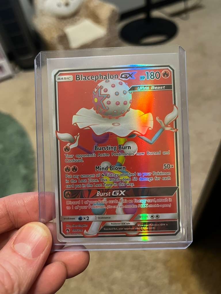 Blacephalon GX (Full Art) 199/214 Sm-Lost Thunder Holo - Excellent condition!