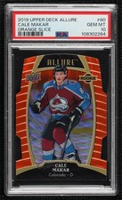 2019 Upper Deck Allure Rookies Orange Slice 139/199 Cale Makar PSA 10 GEM MT n7r