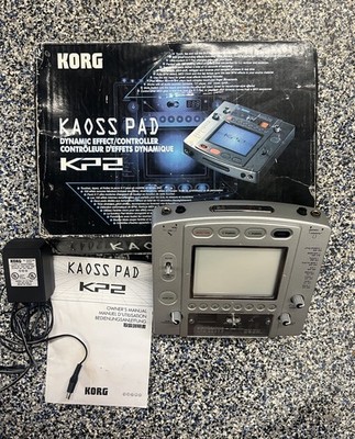 KORG KAOSS PAD KP-2 DJ Sampler Processor Effector from JAPAN - OG Box & Adapter