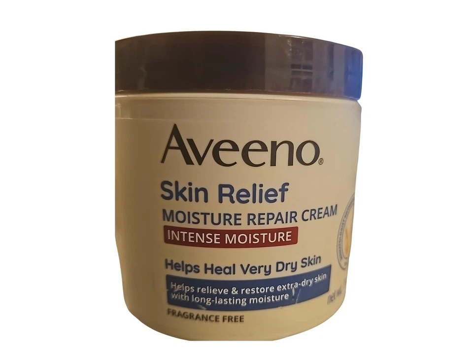 Aveeno Skin Relief Moisture Repair Cream Intense Moisture 11oz Fragrance Free Dr - Image 4 of 4