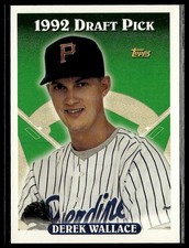 Derek Wallace *ROOKIE CARD* (RC) 1993 Topps #459. rookie card picture