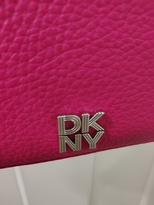NEW DKNY Pink Faux Leather Shoulder Bag, Retail 128.00