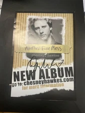 CHESNEY HAWKES, AUTOGRAPHED signed A5 flyer