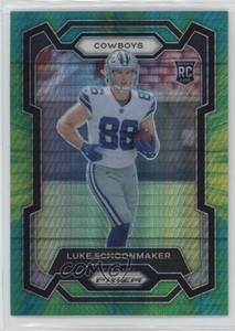 2023 Panini Prizm Rookies Hyper Prizm /175 Luke Schoonmaker #325 Rookie RC