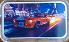 Blazin Bullion 1 oz Fine Silver Colorized Hot Rod Mustang Bar Only 149 Made