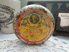 antique tin Rawleigh's Antiseptic Salve vintage Rawleighs tin collectible