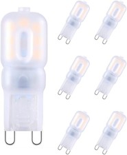 Dimmable G9 LED Light Bulb 2.5W,Warm White 3000K G9 Small Led Bulb, Replacement