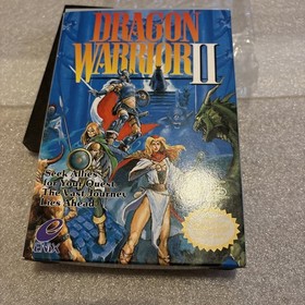 Dragon Warrior 2 II Nintendo 1990 NES CIB Complete W/ Map & Manual VGood Cond