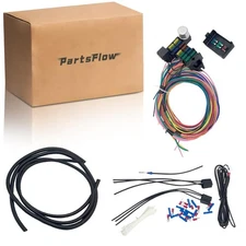 14 Circuit Universal Wiring Harness for Chevy Ford Chrysler Mopar Street Muscle 