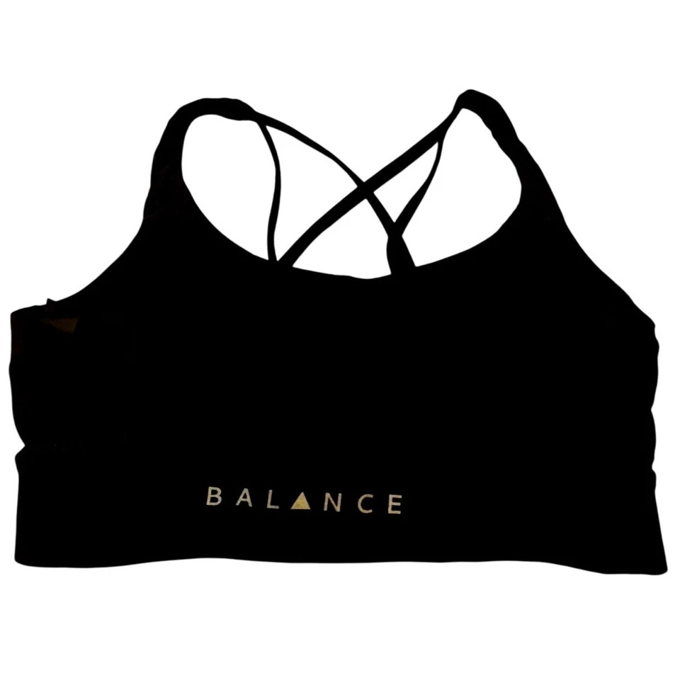 Balance Athletica Black Sports Bra size medium - Image 2 of 3