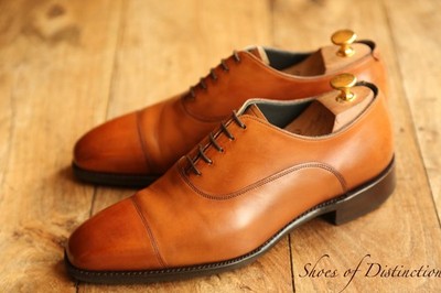 Joseph Cheaney Imperial hellbraun Leder Oxford Schuhe Herren UK 7 F US 8