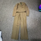 US Military Ike Jacket Uniform Set Mens 29 Olive Drab Wool Vintage 1940s WWII