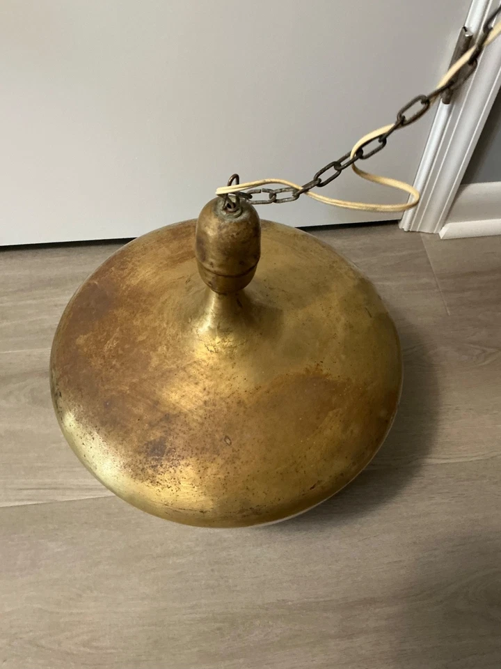 Lámpara colgante grande en forma de campana MCM Foto 4 de 4