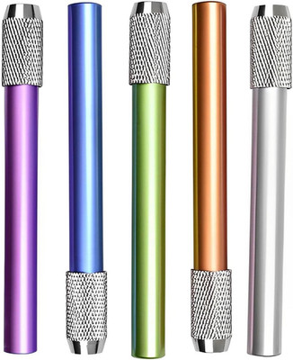 5 Stück Stiftverlängerung, Farbe Bleistiftverlängerung, Verstellbar Aluminium