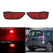 Jdm Led Rear Bumper Brake Tail Fog Light Wbulb For Nissan Patrol Y62 2012-2020