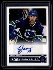 2013-14 Panini Rookie Anthology Score Signature Yann Sauve Auto #SS-YS