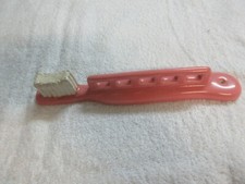 Tooth Brush Holder , Wall Mount , Pink Color , 10"X11/2"X11/2" , New , Vintage