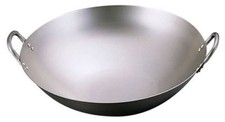 Wok chino de titanio puro, sartén: peso ligero, acero resistente a la corrosión