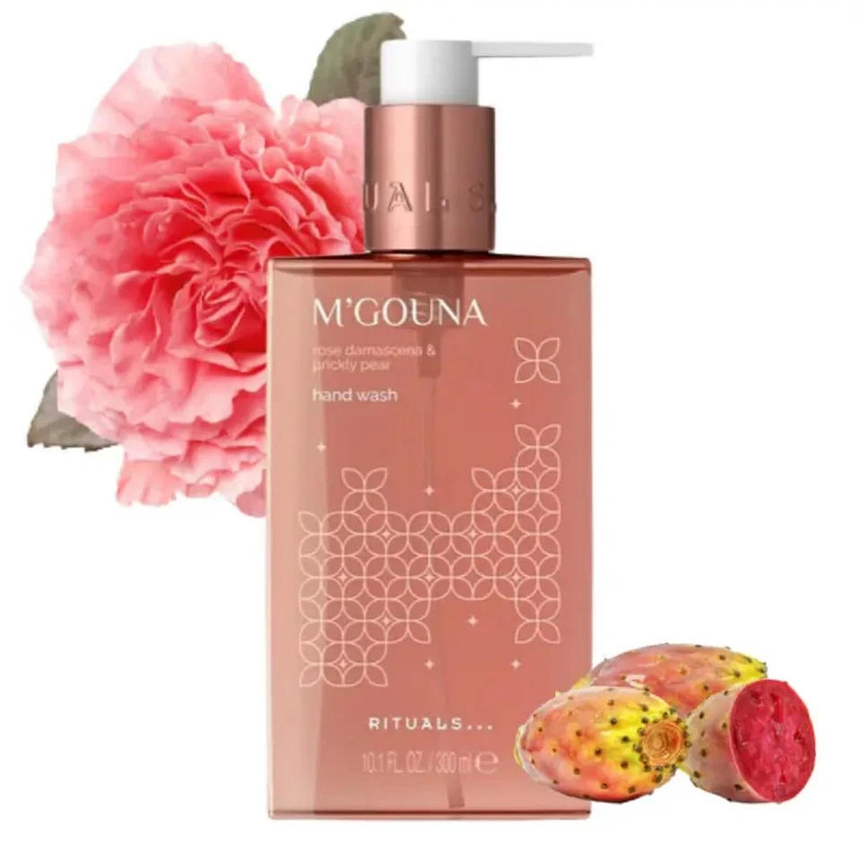 RITUALS M'Gouna Hand wash rose damascena and prickly pear 300ml Hand Balm 175ml  - Image 2 of 4