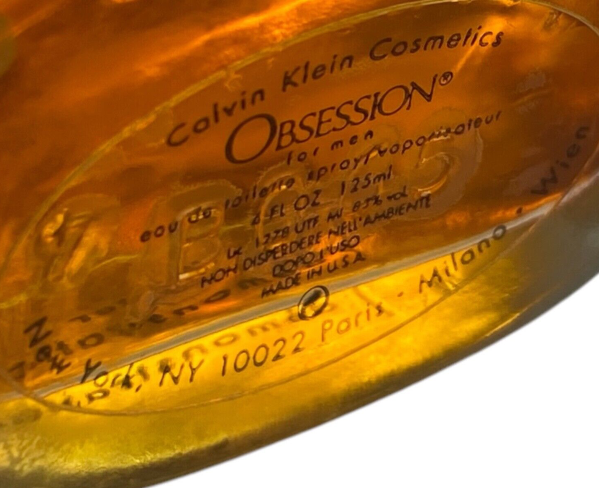 【キャプテンアメリカ】ÉGOÏSTE & CK Obsession Calvin Klein Obsession Men Original Classic Vintage EDT (4oz