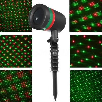 RANPO Proiettore Laser LED per Natale Esterno Stella Doccia Luci Prato Decorazione OQ