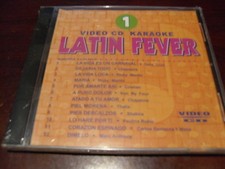 LATIN FEVER KARAOKE VIDEO CD VCDLF-001 VOLUME 1 12 TRACKS