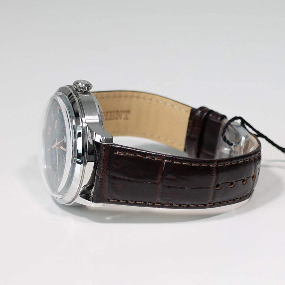 Reloj Hombre Orient Automático Sol y Luna Esfera Verde RA-AK0805E Foto 4 de 4